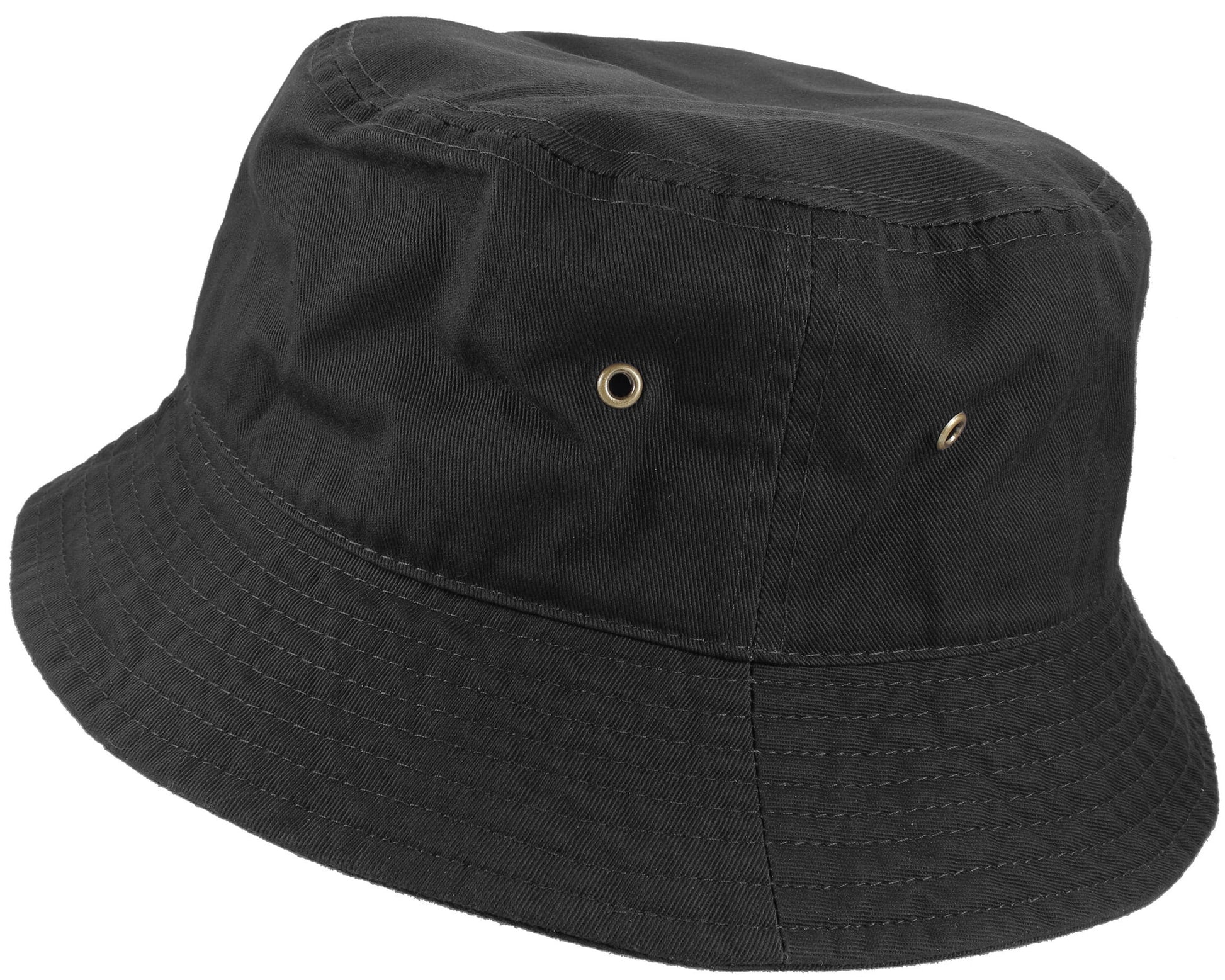 Bucket Hat 100% Cotton Packable Summer Travel Cap. Putty-S/M