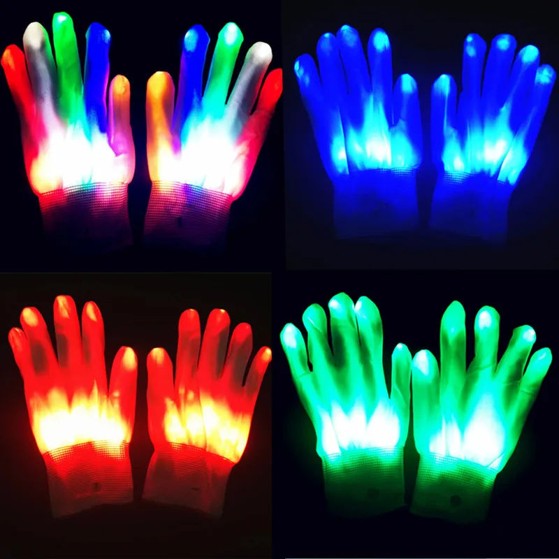 1Pc Wireless Halloween LED Neon Purge Mask LED Skull Gloves Masque Masquerade Party Props Glow in the Dark Horror Cosplay Mask