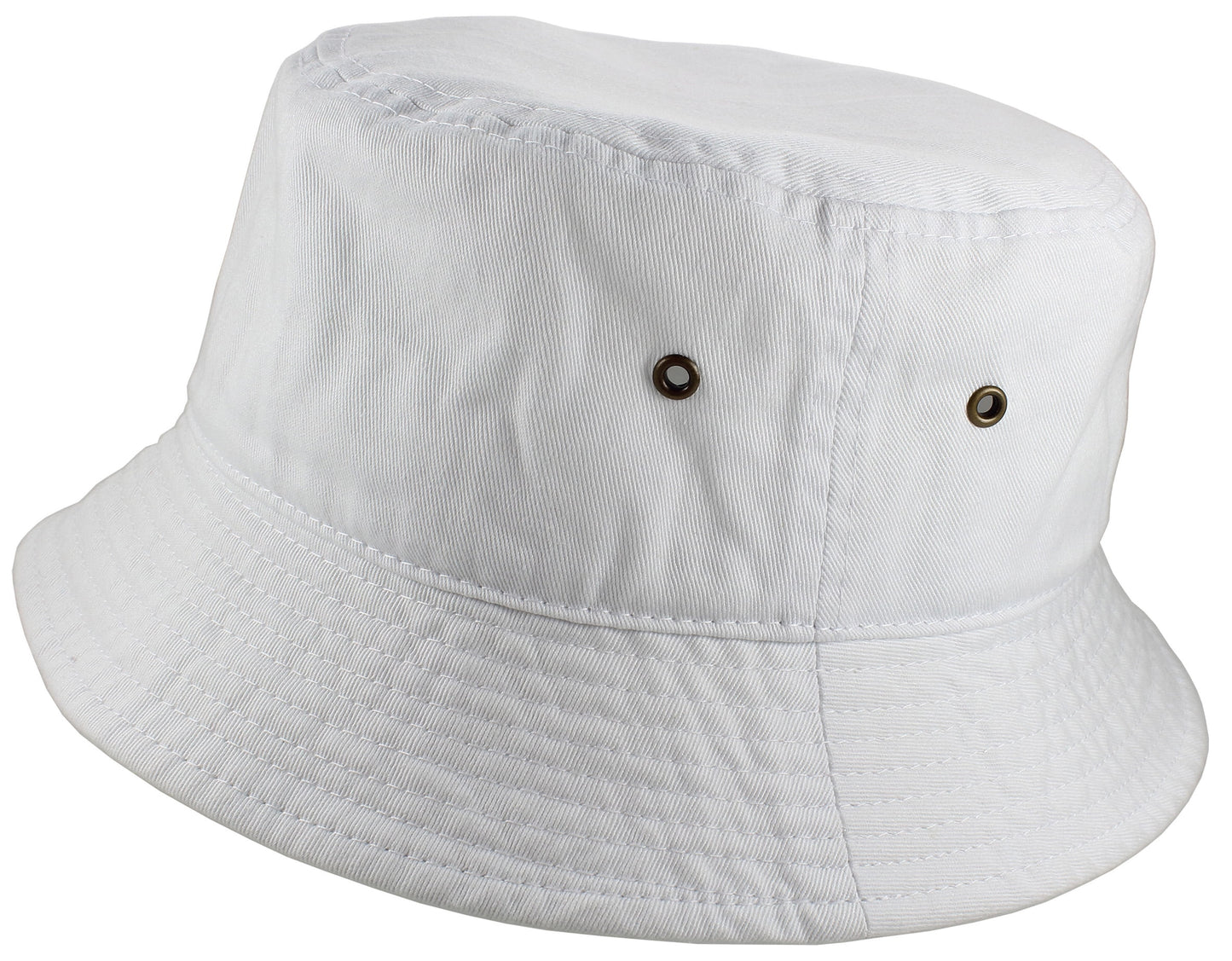 Bucket Hat 100% Cotton Packable Summer Travel Cap. Putty-S/M