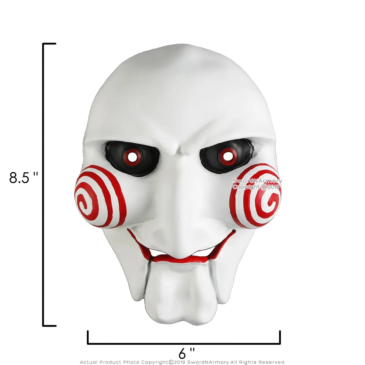 Halloween Resin Clown Mask Adult Costume Party Prop Realistic Horror Movie