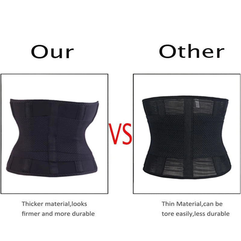 Sweat Waist Trainer Body Shape Shaper Xtreme Power Modeling Belt Faja Girdle Tummy Slimming Fitness Corset Shapewear