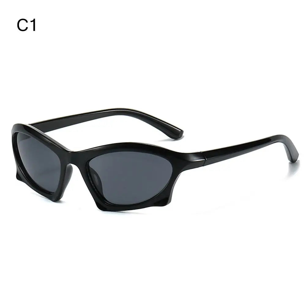 Punk One Piece Sunglasses Goggle New Y2K Luxury Brand Sun Glasses Shades Eyewear UV400 Five Star Glasses Sports Sun Glasses