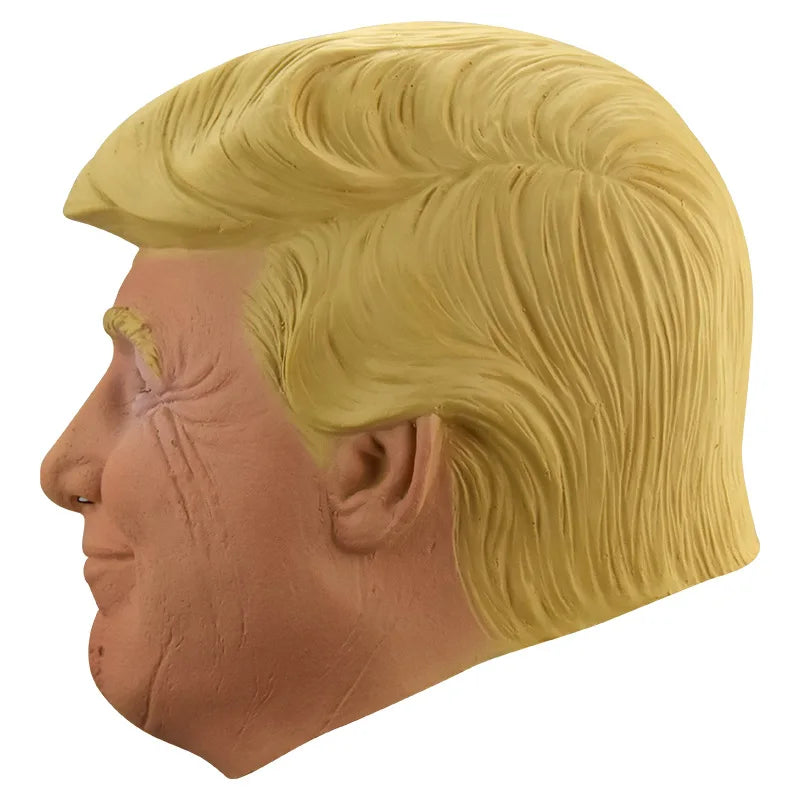 Trump Latex Mask Funny Sichuan Pu Biden Figure Mask Full Face Headgear Biden Halloween Mask Cosplay Character Dress up Props